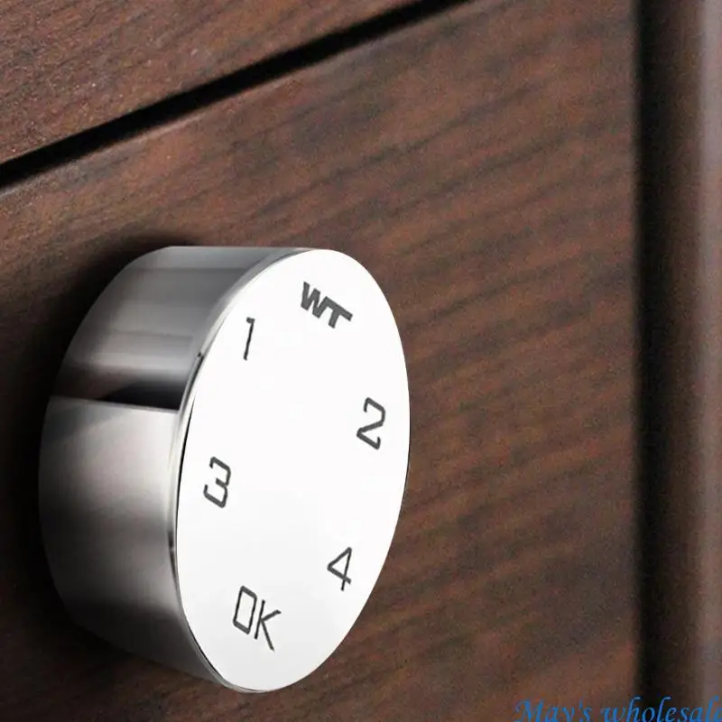 Electronic Password Cabinet Lock with Three-Door Linkage Rod and Keypad 448A