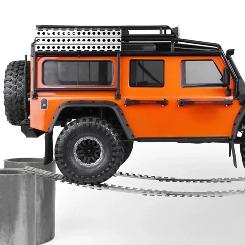 ステンレス鋼のはしごボード,車のrcクローラー,アキシャルscx10,TRX-4,d90,1:10, 2個