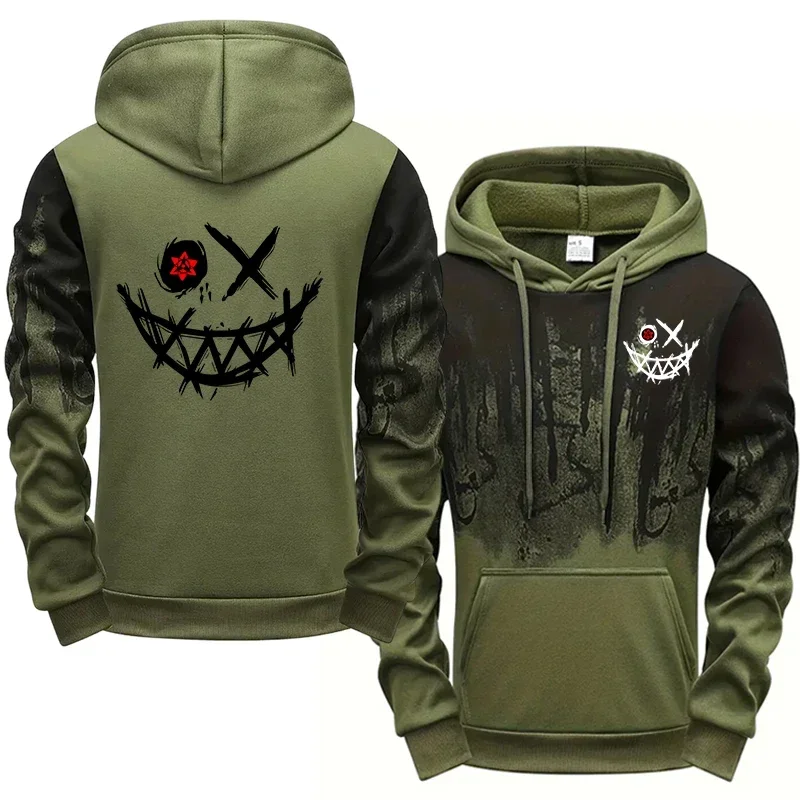 Autumn Winter Male Daily Casual Sports Jogger Suit 2026 Urban Fashion Hoodies Sportswear Men's Set Hooded Sweatshirts Sweatpants - view 5