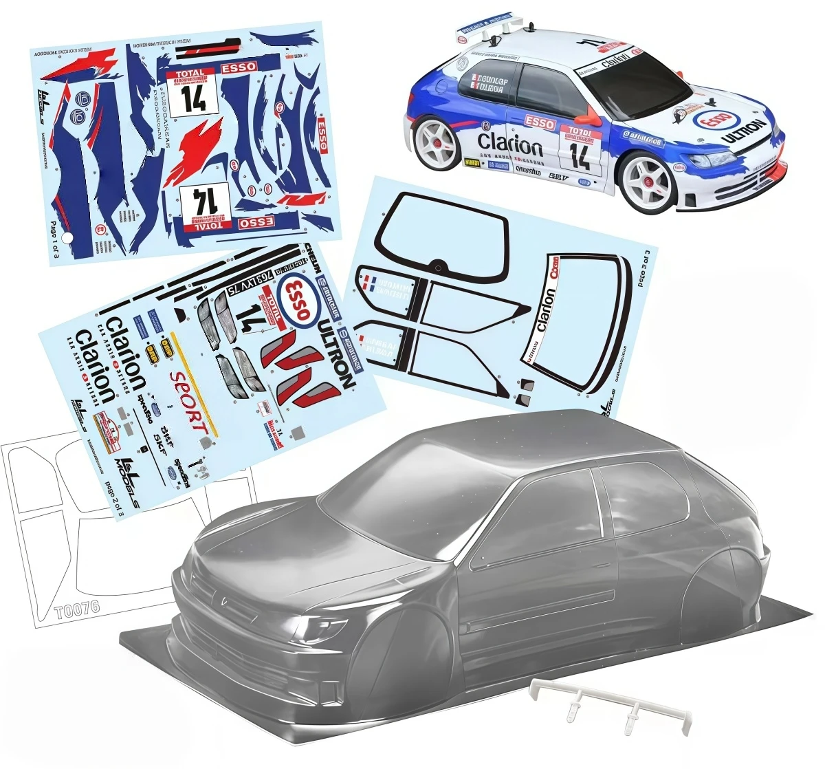 tc076-1-10-peugeot-306-rally-carrosserie-transparente-190mm-de-largeur-avec-aileron-arriere-imprime-en-3d-et-autocollants-pour-voiture-de-rallye-rc-1-10