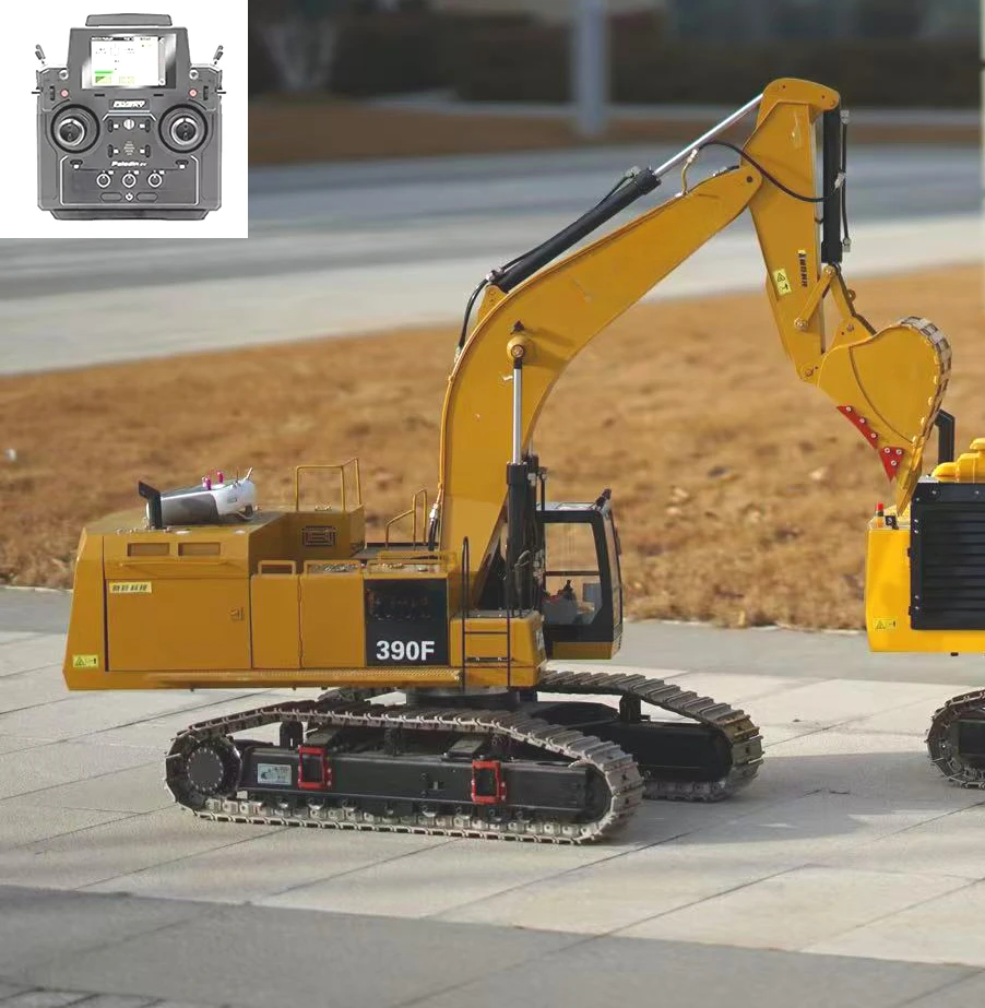 1/8油圧式RCショベルカー 390F PC1250 ラジコンショベルカー 金属製