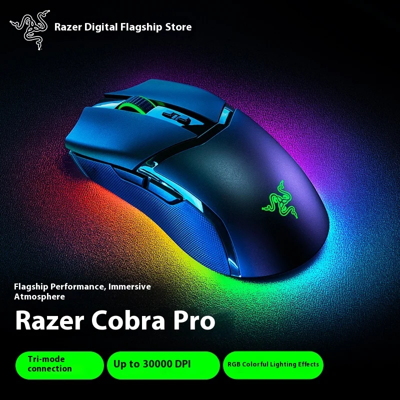 

Razer Cobra Series Professional Edition Colorful Esports Small Hand Poison Viper Mini Wireless Mouse