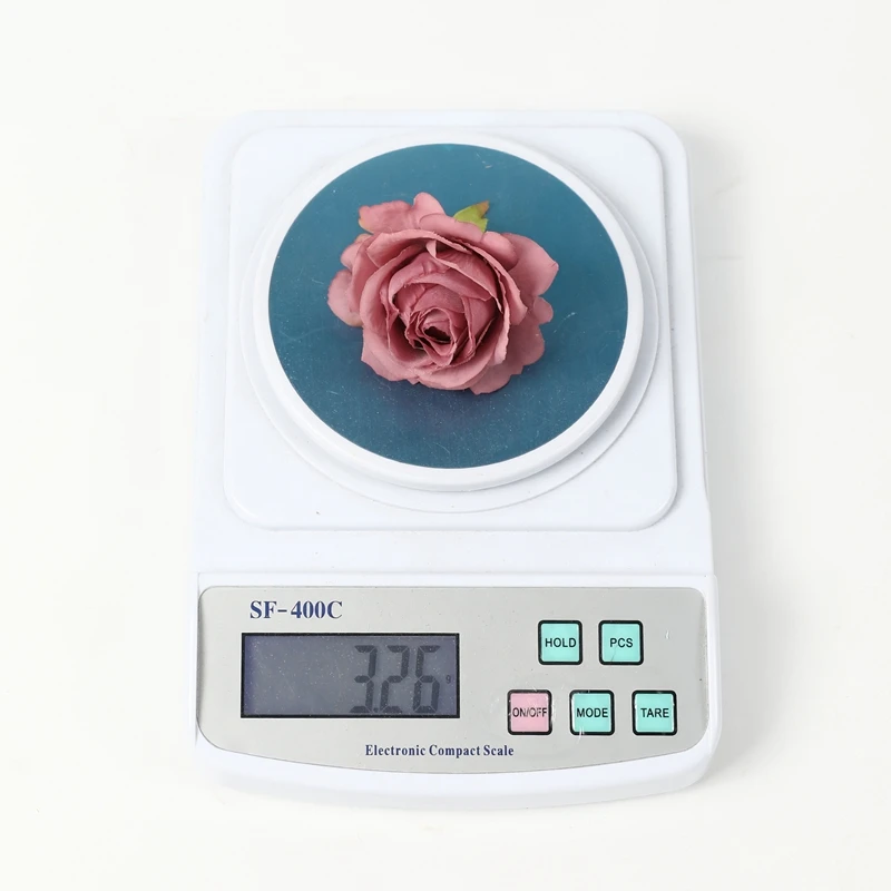 رؤوس زهور اصطناعية وردية حريرية ، زهور مزيفة ، حديقة ، ديكور زفاف ، ديكور منزلي شمالي ، أكسسوارات إكليل زهور تصنعه بنفسك ، 5: 10 #5