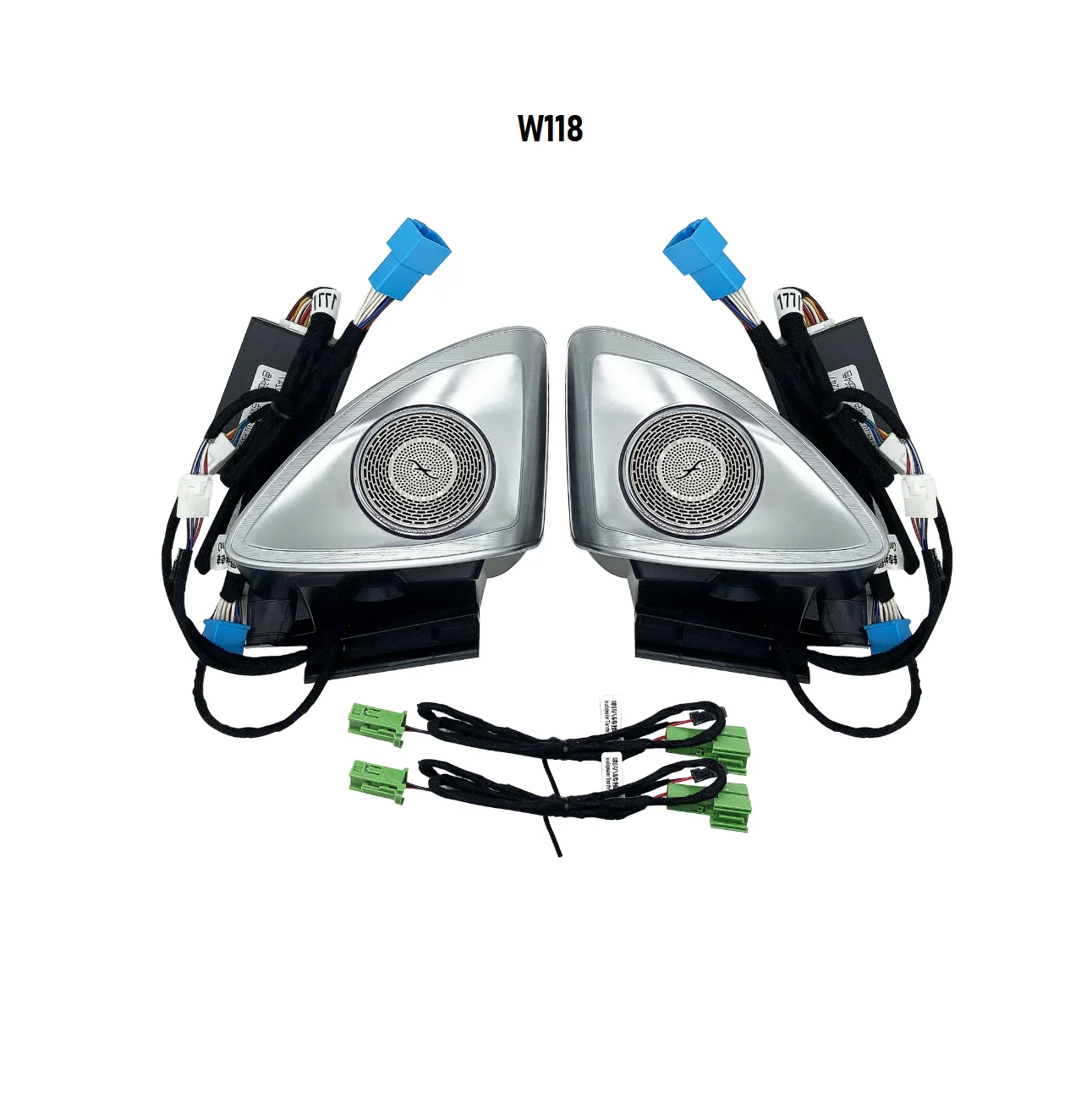 UPsztec 64 Colors 4D Rotating Tweeter Speaker for Mercedes Benz CLA W118 a W177  Car 3D Treble Horn Refit
