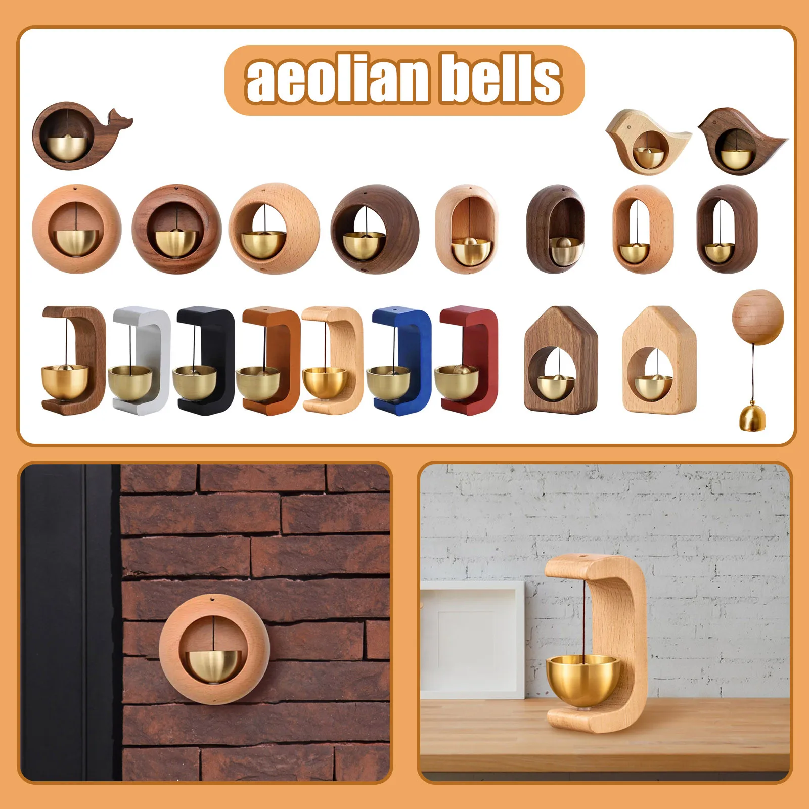 Feydoor kapı zili, kapı zili, kapı zilleri çanları, kapı zili, Woodybeing kapı zili, feydoor kapı Chim, kapı açma için çan