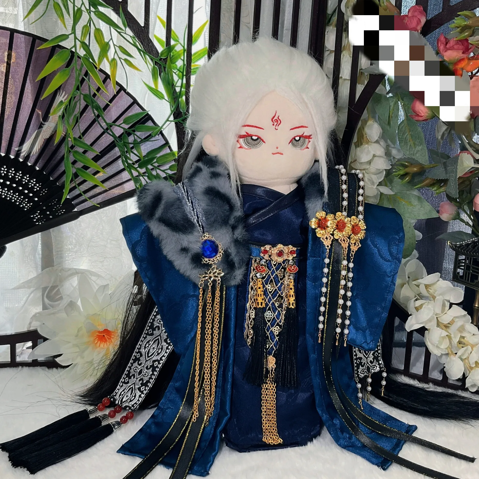 

Одежда 20 см 30 см, красивый винтажный древний синий костюм принца Эрла, мягкие плюшевые игрушки, одежда для тела, платье в стиле аниме