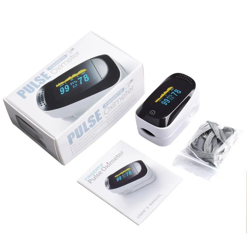 JianYouCare Medical Finger Pulse Oximeter blood oxygen PR Heart Rate Saturation Meter Oximetro de dedo Saturometro Alarm Monitor