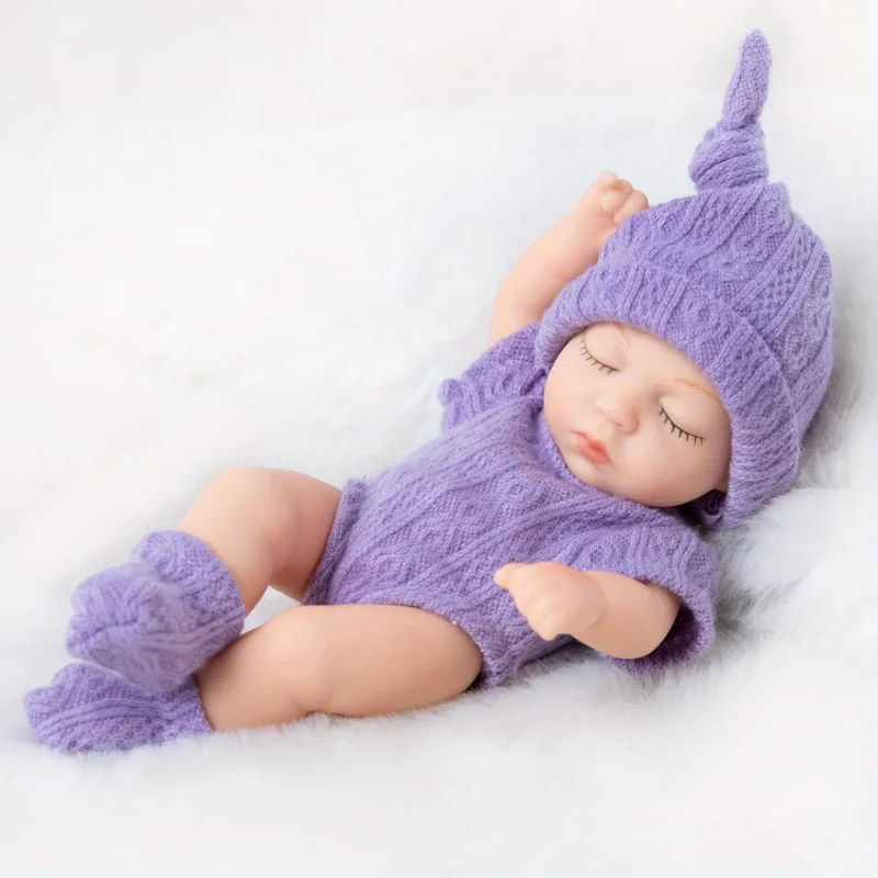 18cm Mini Cute Simulation Reborn Doll Sleeping Cute Small Simulated Funny Fashion Play House Toys Children Gift