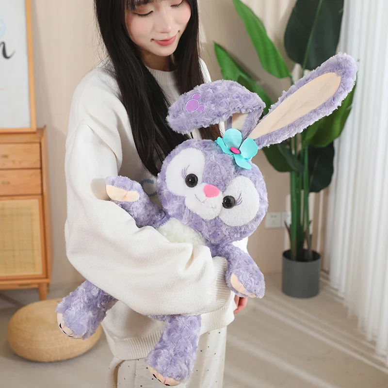 Disney StellaLou Plush Toy StellaLou Stuffed Doll Animal Long Ears Rabbit Plushies Doll Cuddly Pillow Room Decor Girl Gift