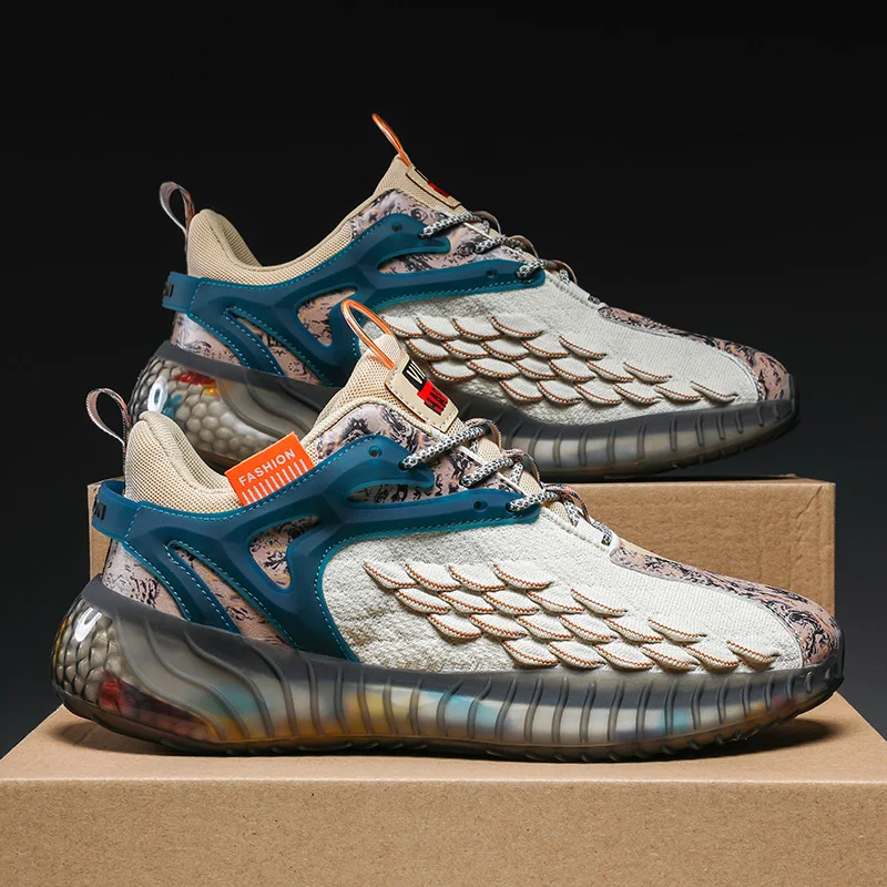 

Мужская обувь, дизайнерские мужские кроссовки, мужские повседневные теннисные туфли, роскошные Дышащие Модные Лоферы для тренера рыбьей чешуи