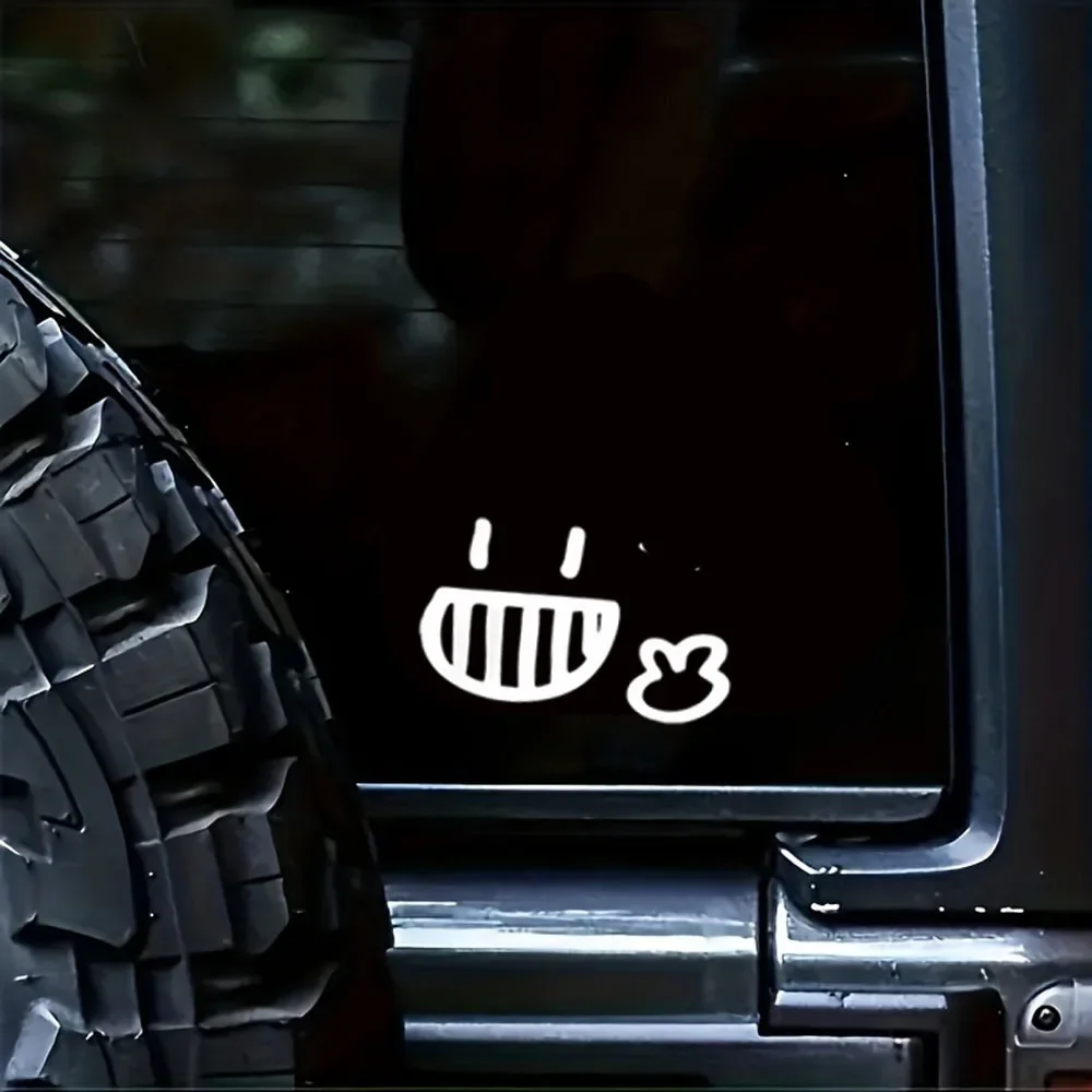 1PC Cute Funny Cartoon Vinyl Sticker Waterproof DIY Decal for Laptop Car Motorcycle Helmet Auto Body Exterior Decor Accessories