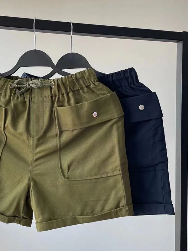 

Летние приталенные повседневные рабочие брюки из чистого хлопка для мужчин, ультраэластичные спортивные пляжные брюки 3/4 длины, модные шорты