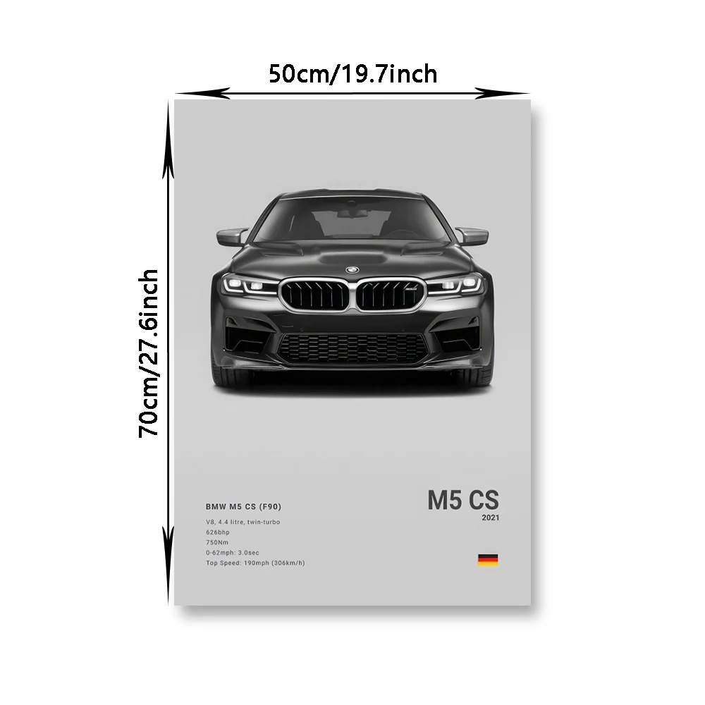 Famous Brand Cars SVJ GT3RS G80M3C Canvas Wall Art Print Poster 918 M5CS MSCSL Decorative Mural Home Decor Gift Unframed