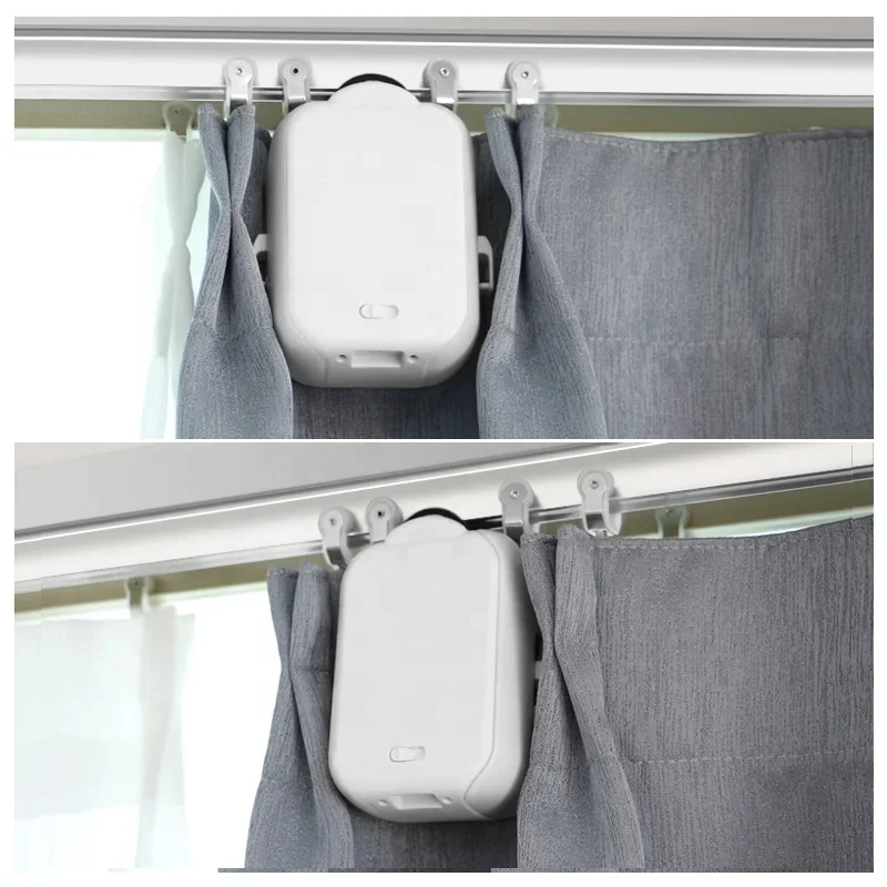 Smart Bluetooth Electronic Office Curtains with Easy Installation Includes Motor Accessories for Living Room Blue Tooth Switch