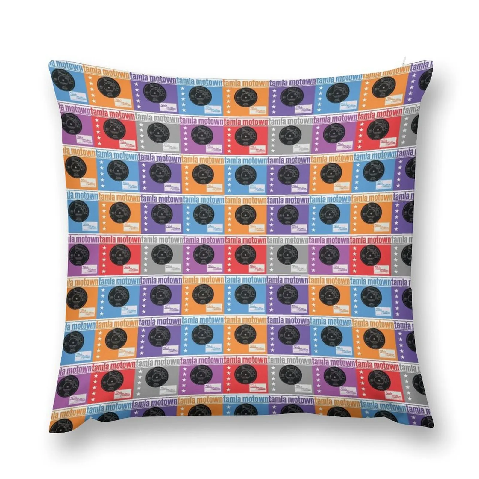 

Tamla Motown Coloured Record Design Throw Pillow Pillow Cases Decorative Custom Cushion Photo pillow