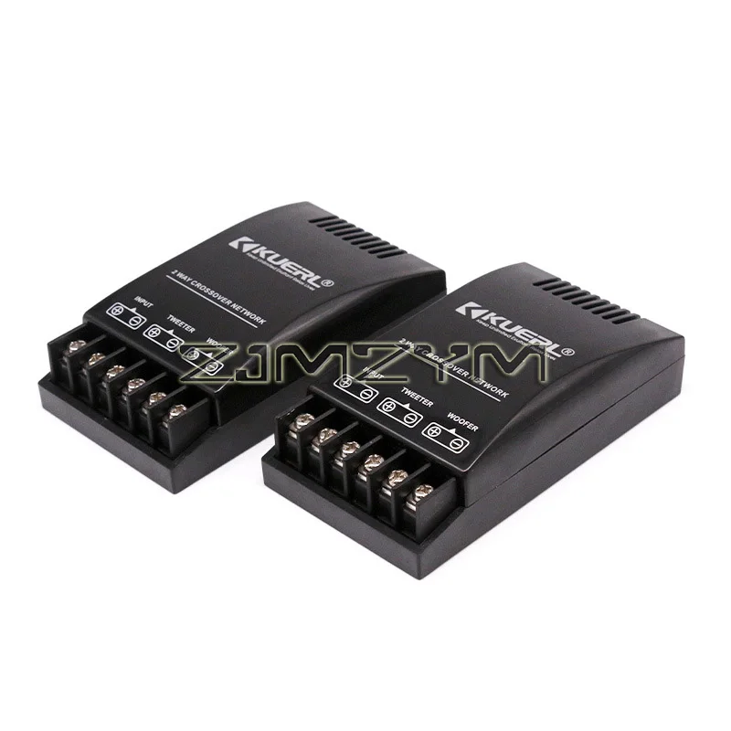 Universal Car Audio Crossover Speaker Highlow Frequency Divider 2Way Auto Audio Crossover Frequency Divider Modified Accessories
