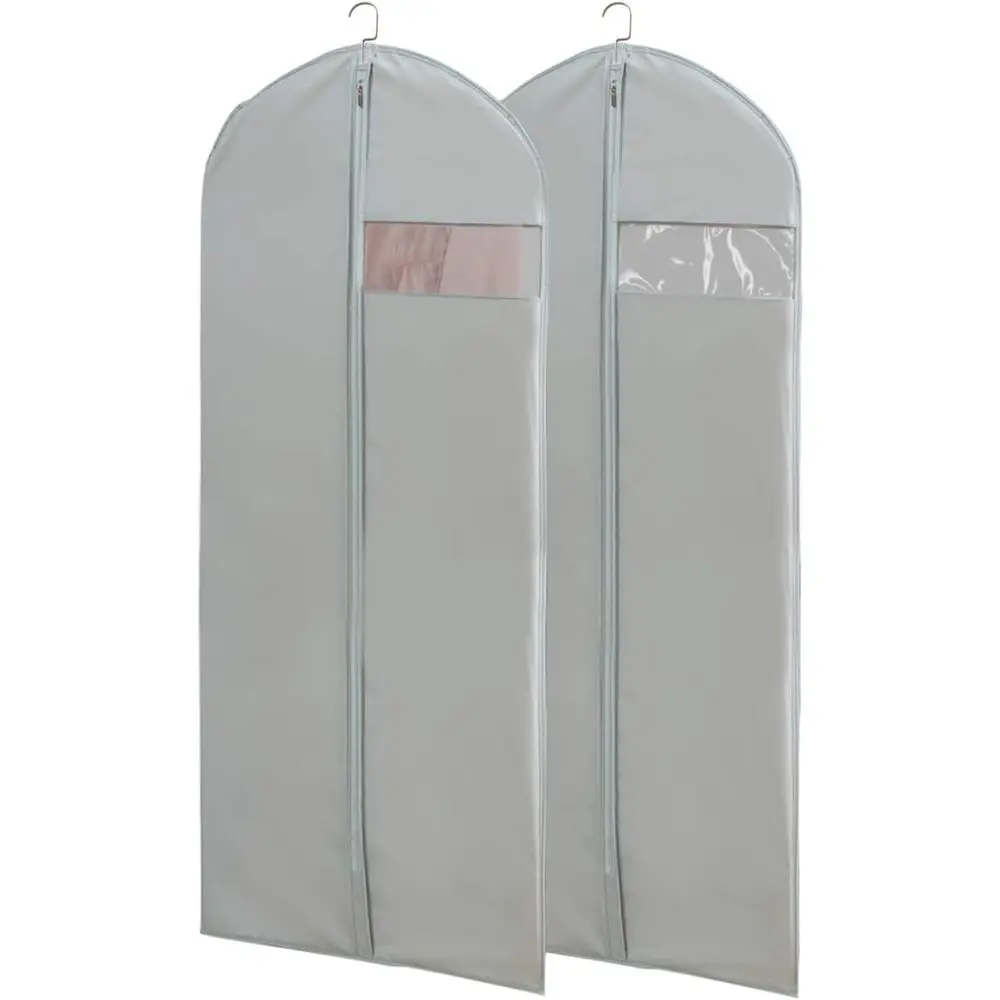

Long Clear Garment Bags, Set of 2, 23.3 x 65