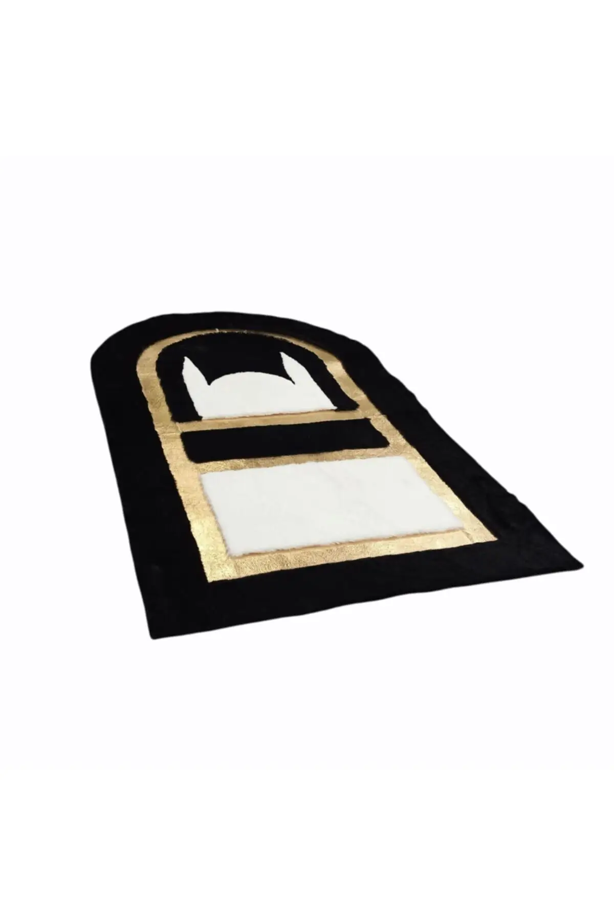 

DOLBOVI black natural plush Post Seccade 80X120 Cm Meditation Rug