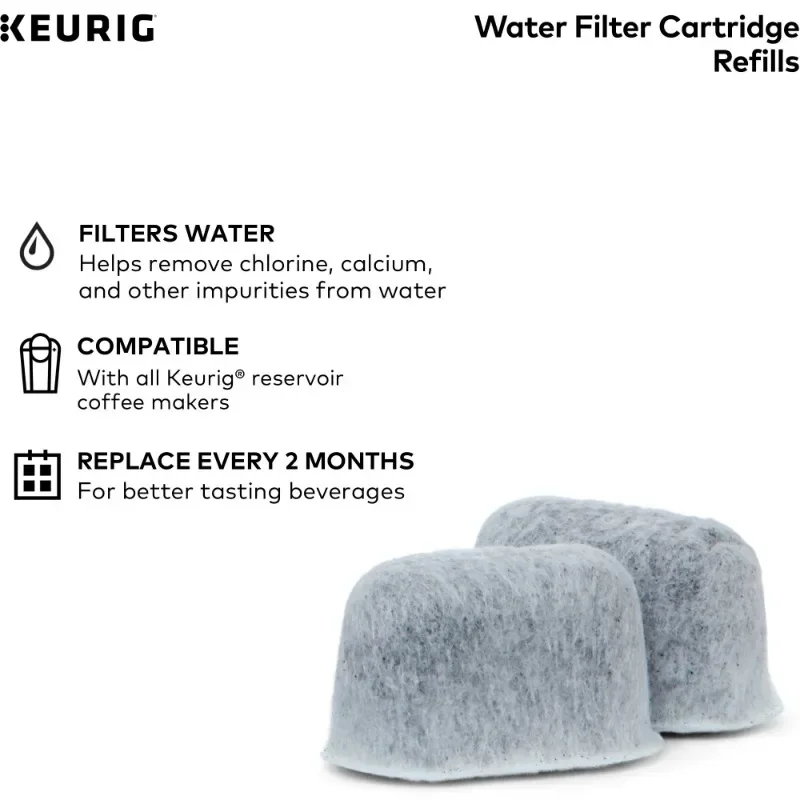 Keurig-Água Recarga cartuchos, 2 Pack, 2 Contagem