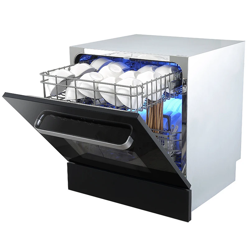 Dish Washer Home European Standard Built-in Kitchen  8 Sets of Tableware Automatic Countertop Dishwasher