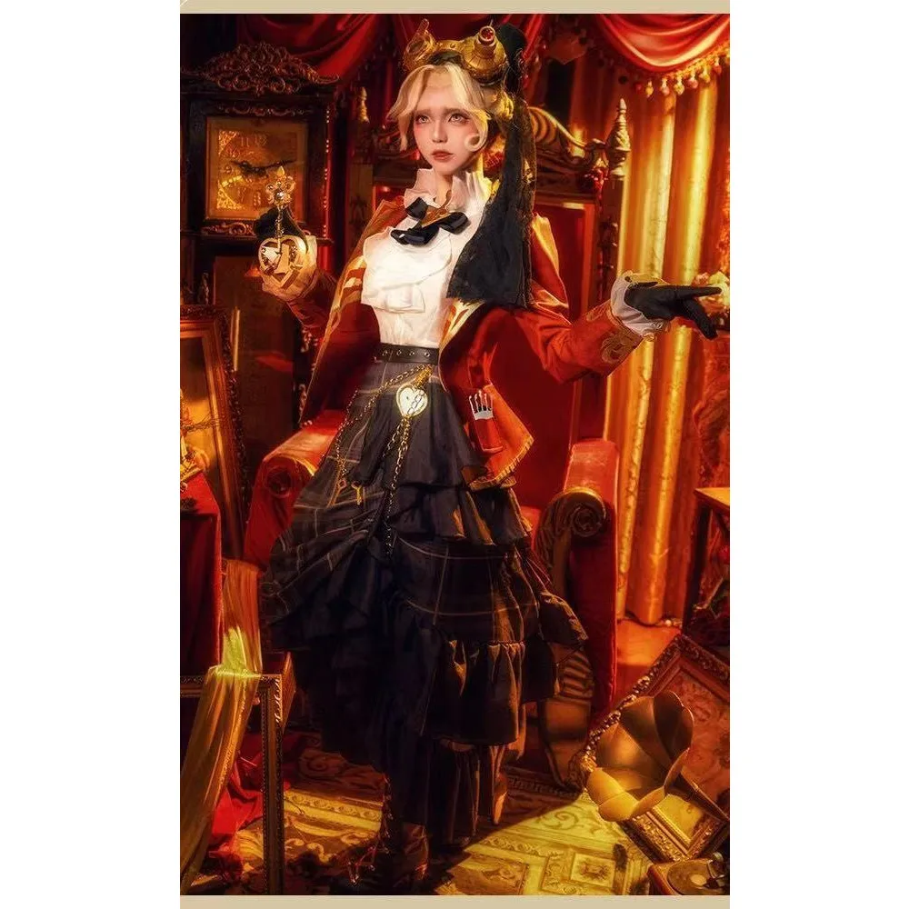 

Game Identity V costume mechanic heart lock cosplay women's dress