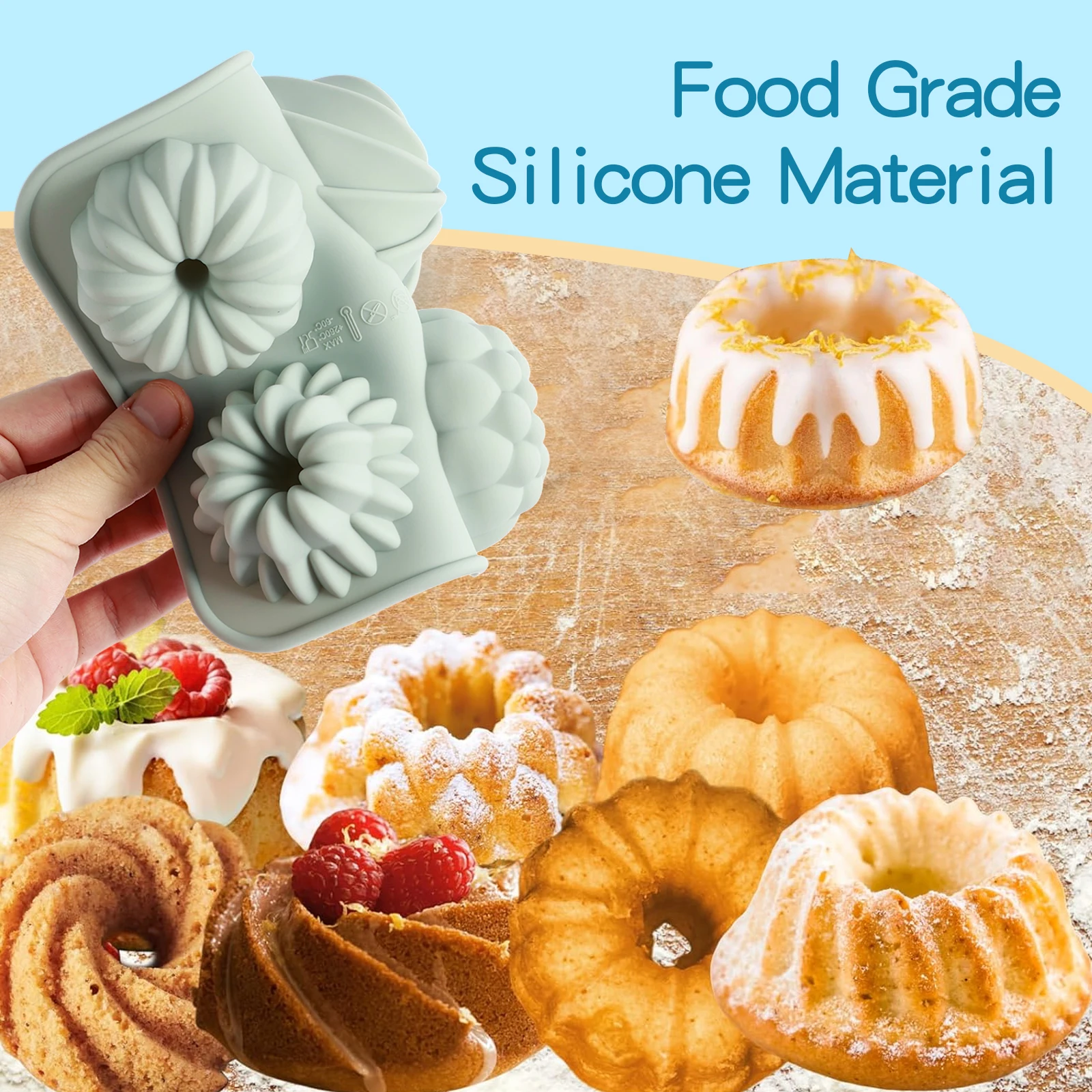 Stampo per torta con tubo scan - Donut Mold Silicone recensione e prezzo