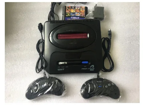 New Arrival 16 bit SEGA MD 2 Video Game console for Original SEGA game cartridge Optional 138 in 1,55 in 1,196 in 1 classic game