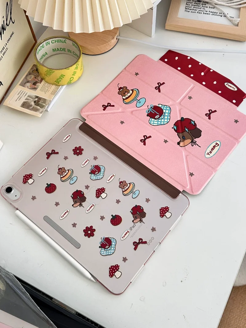 iPad Case for 2026 iPad Air 11, 2025 iPad Pro 11/13, iPad 10th/11th Gen, Built-in Pencil Pocket Compatible with Stylus, Auto Wak