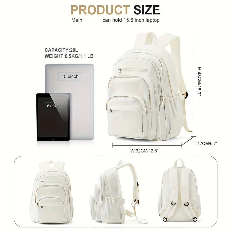 女の子のためのバックパックティーンエイジャー旅行スクールバックパック男の子子供リュックサックカジュアルスクールバッグバックパックかわいいマルチポケットブックバッグ