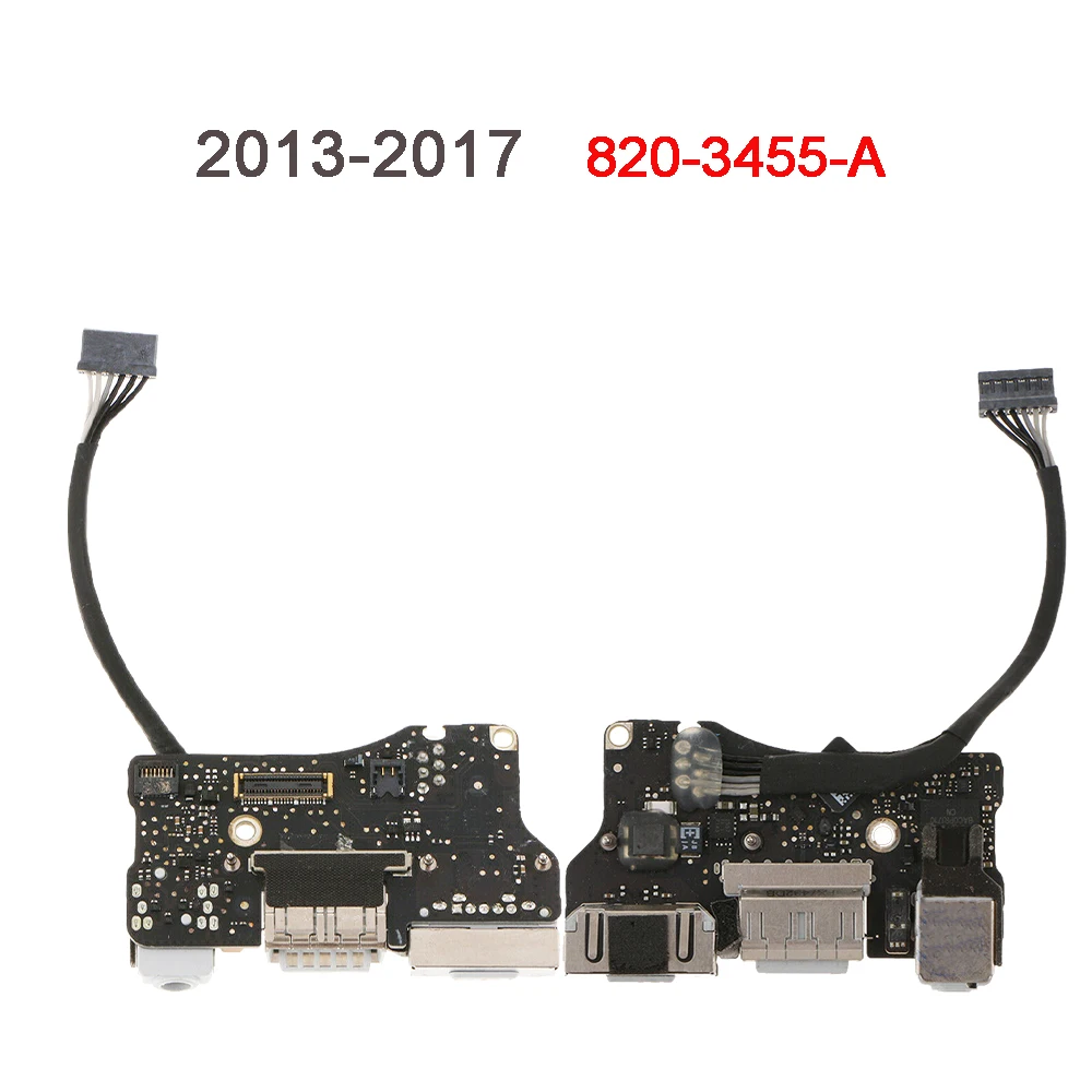 Imagem -02 - Original Usb dc Placa de Alimentação de Áudio para Macbook Air Cabo Jack 8203455-a 13 A1466 2013 2014 2023 2023 8201755-a