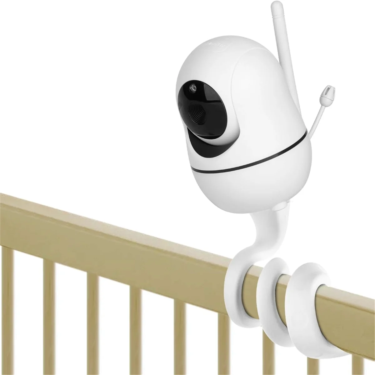 BABQ Baby Monitor Silicone Bracket, Compatible with SM70PTZ/SM650/SM50/SM55, Multifunctional White Silicone Bracket