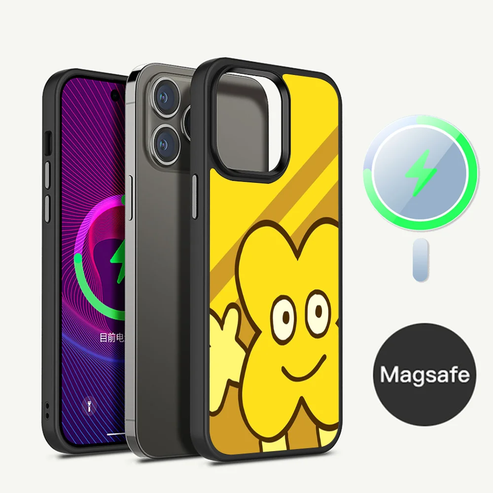 Bfdi Battle For Dream Island Phone Case Magesafe Magnetic Wireless Charge Case For iPhone 16 11 12 13 14 15 Pro Max Plus Mini