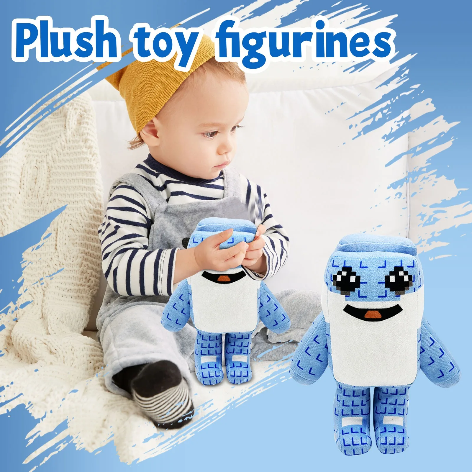 الإحساس الفيروسي على شكل بلوشي! سرقة شخصية ميمي من القطيفة القابلة للعناق لديكور المكتب، وإعداد الألعاب، وهدية مضحكة