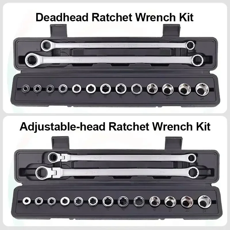 

36/27/15PCS Adjustable Kit for Ratchet Wrench Car Repair Hand Tools Chrome Vanadium Steel Socket Set Tools Set Torque Wrench