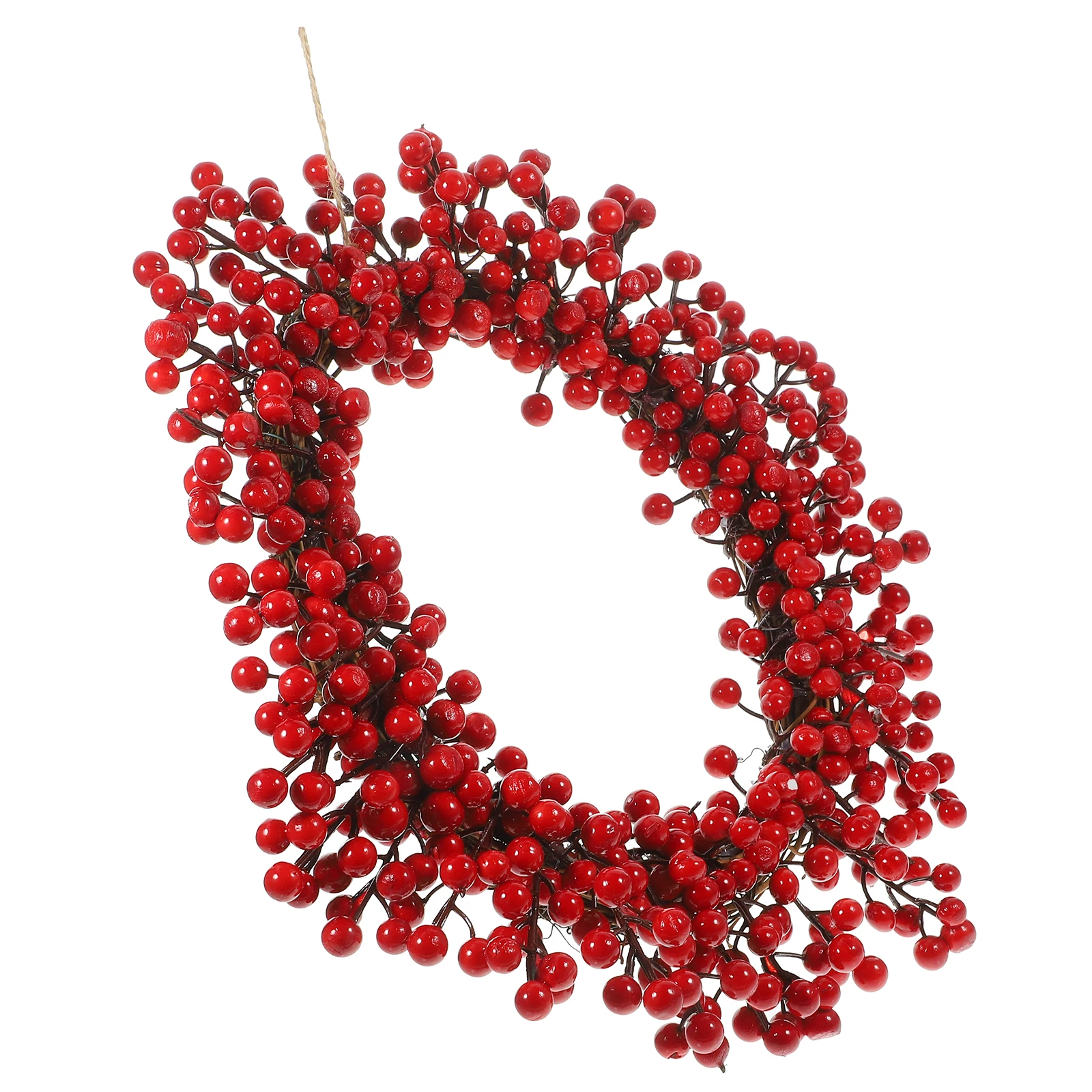 

Artificial Berry Wreath 30CM Red Fruit Wood Christmas Decor Supplies Door Wall Holiday Gardenchristmas wreath decor festive