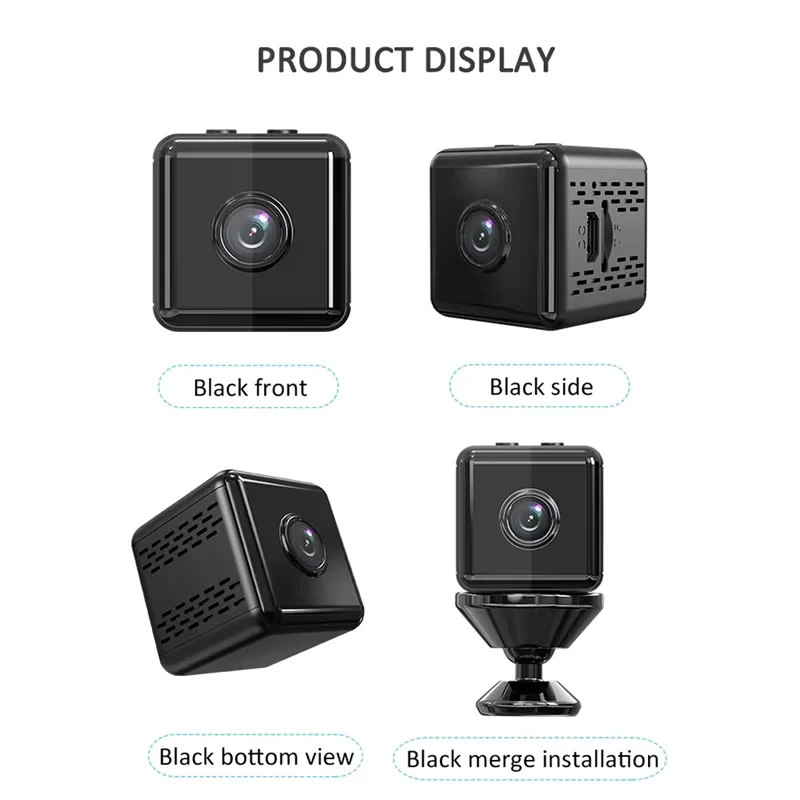 X6D 1080P HD мини-камера Wi-Fi мобильный телефон удаленный мониторинг беспроводное наблюдение домашняя безопасность защита видеокамера в помещении