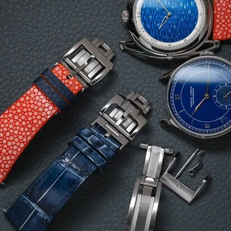 16mm 배포 시계 걸쇠 오메가 롤렉스 시계에 딱 맞습니다. 316L 스테인레스 스틸 접이식 버클 설치가 용이함