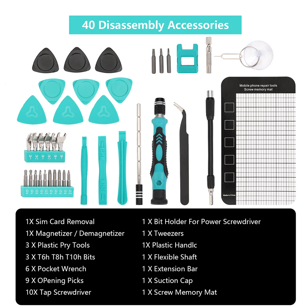 138 In 1 Screwdriver Kit Precision Magnetic Bits DIY Dismountable Screw Driver Set For Home PC Phone Repair Hand Tools Case