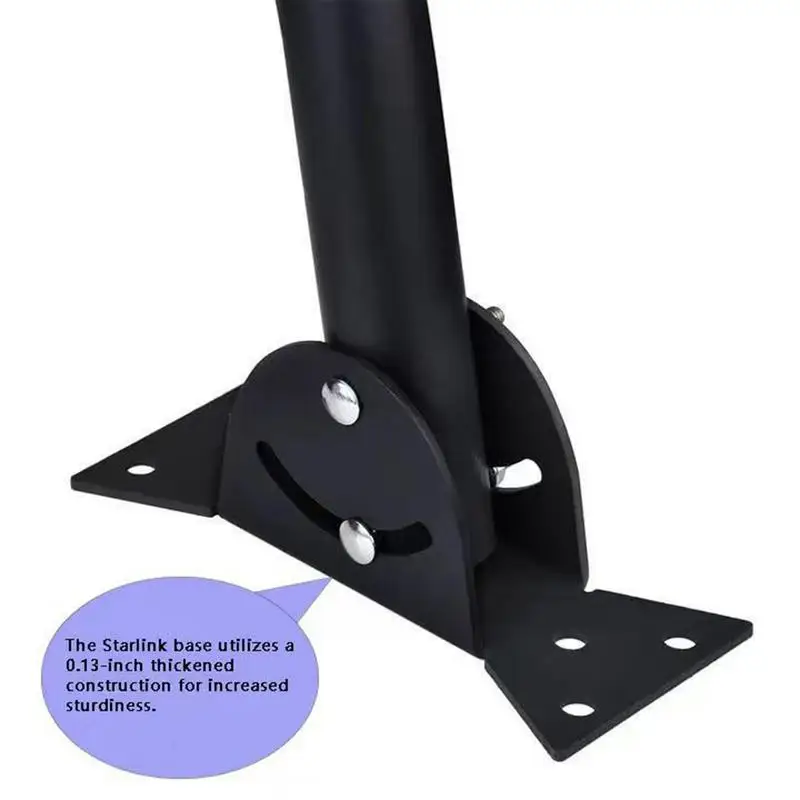 지붕 안테나 브래킷, 스테인리스 스틸 지붕 안테나 장착 폴, 설치 용이, 벽 처마 또는 지붕용