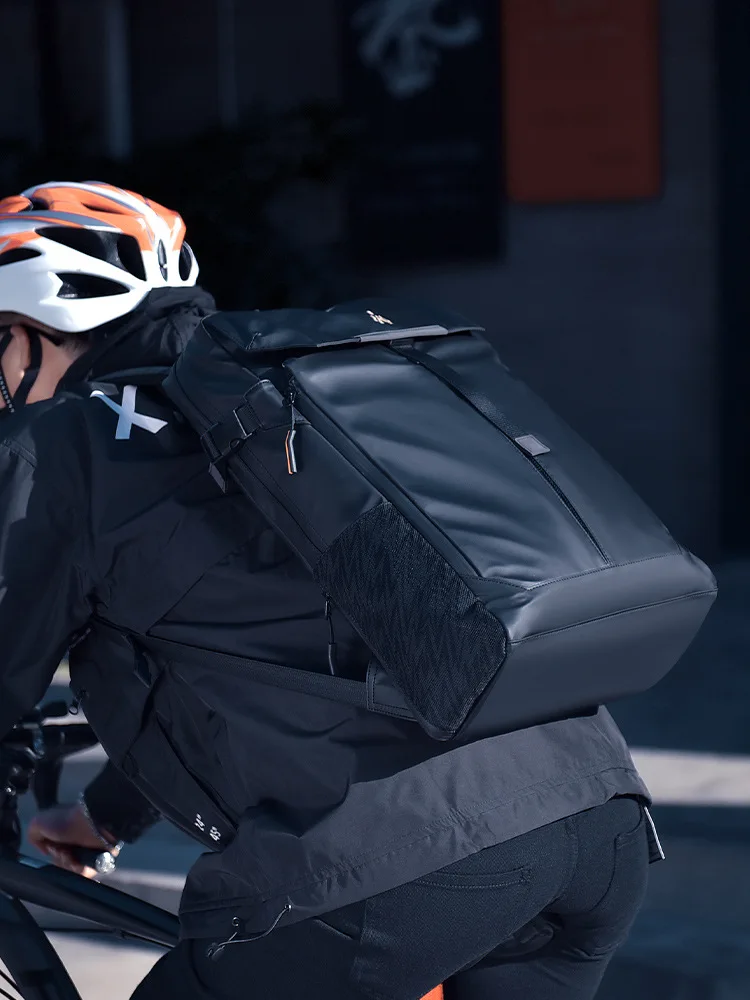 Large Capacity Oxford Expandable Business Laptop Backpack Waterproof Wear-resistant Leisure Travel Backpack Cycling Travel Bags