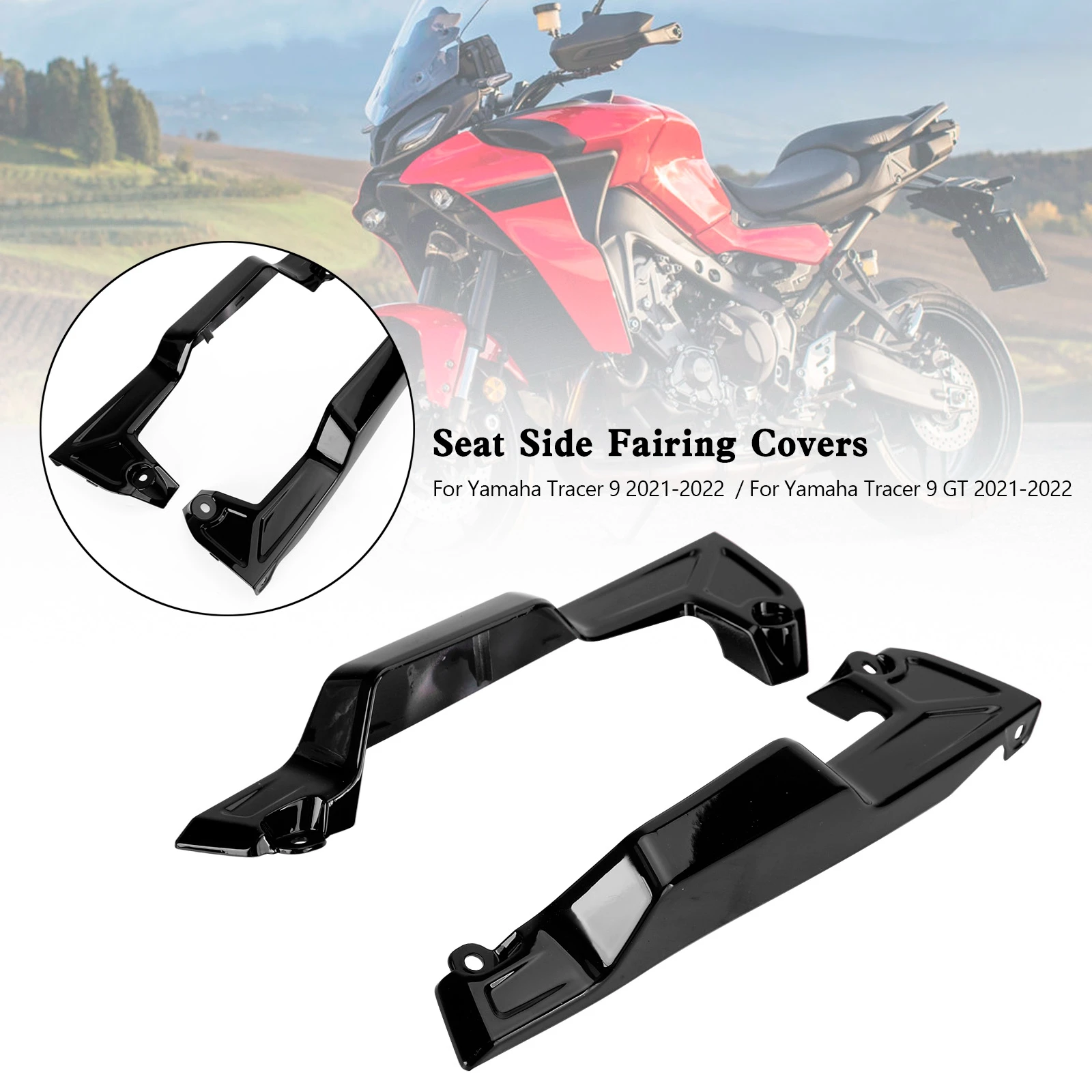 Topteng Rear Tail Seat Side Fairing Covers For Yamaha Tracer 9 GT 2021-2022 Motorcycle Accessories