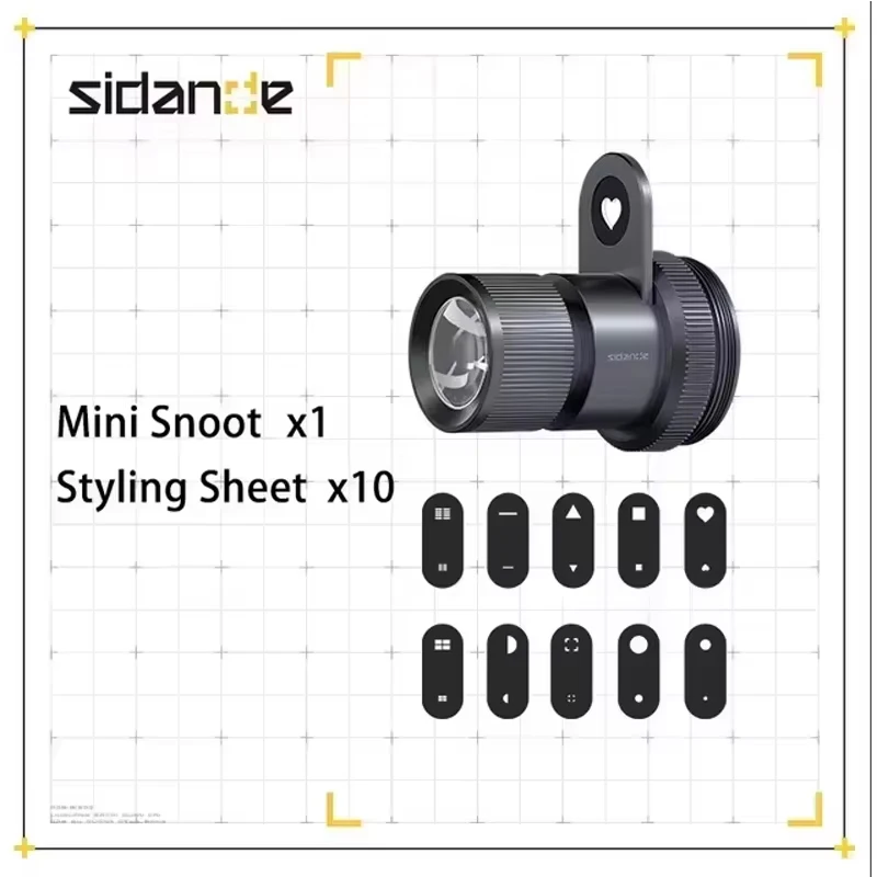 AMBITFUL SIDANDE 12W Taschenlampe PRO 3500-7000k RGB-Licht Eingebauter 9000mAh-Akku Ausdauer 150 Minuten Volle Leistung 6