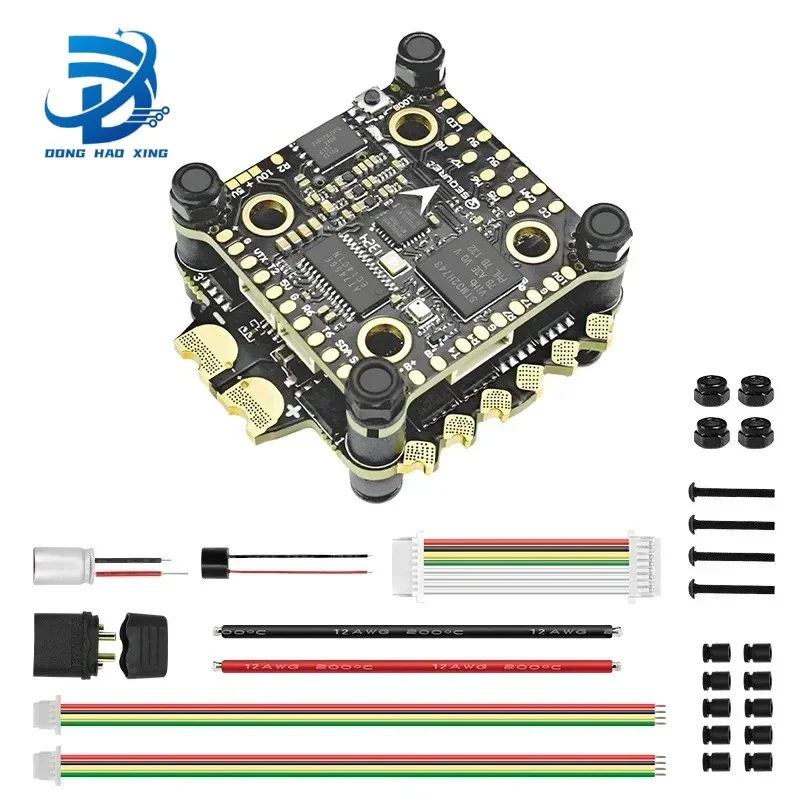 SkyDEl1pcs SEQURE H743&E70 G2 FC&ESC Stack 4-8S MPU6000 Flight Controller 70A 128K 4IN1 ESC For Racing Freestyle FPV Racing Dron