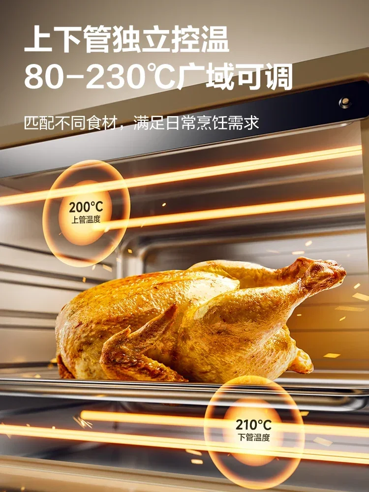 220V Multifunctional Electric Cake Oven with Large 35L Capacity for Home Use