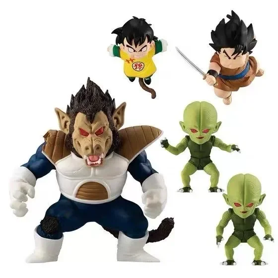 BANDAI Dragon Ball Adverge Motion5 Pb Limited Vegeta IV Great Ape Saibaiman Son Gohan Yajirobe Figure Model Toys