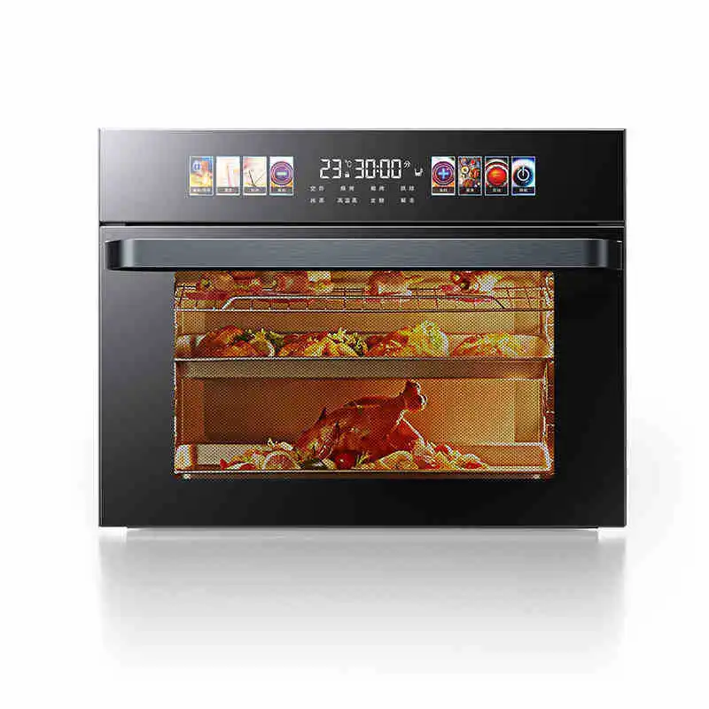 

Large Capacity 40L/60L Electric Steamer Oven Single Household Oven Color Screen Integrated Steam Roast Fry Built-In Baking