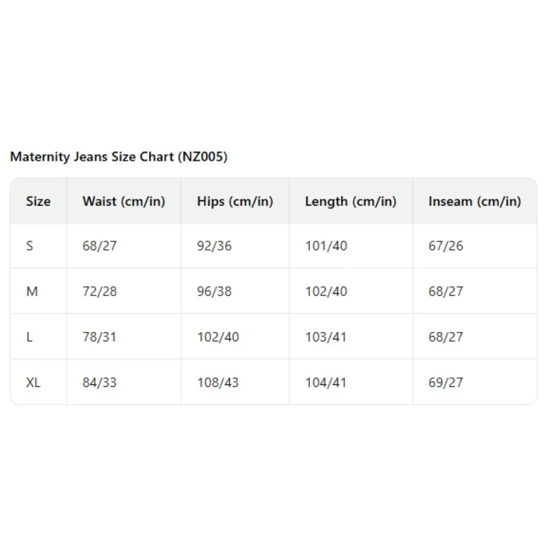 High Waist Pregnancy Jeans Belly Support Loose Straight Leg Non Stretch Maternity Denim Pants