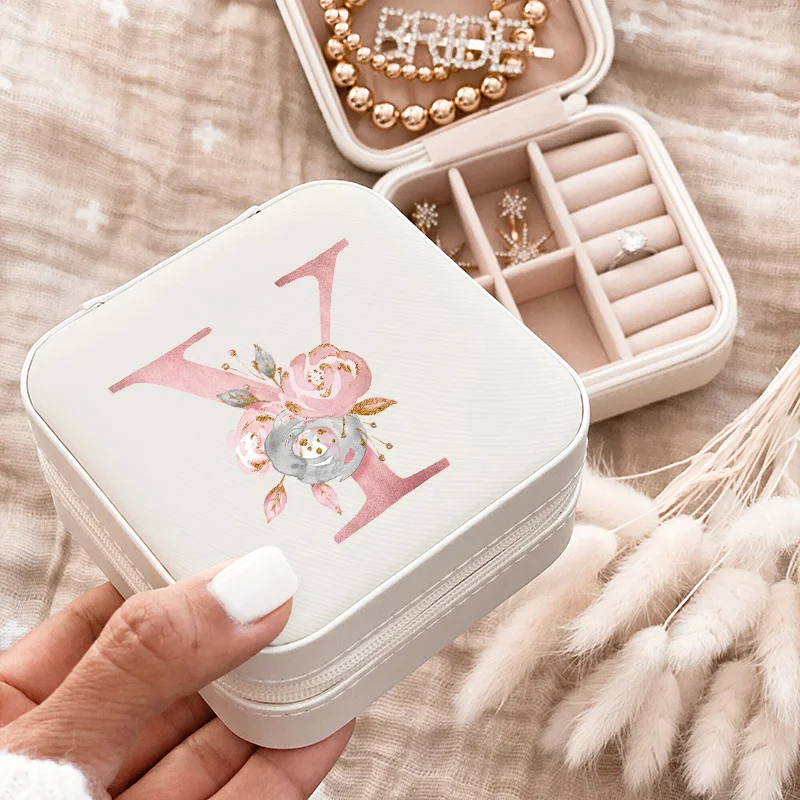 

Jewelry Organizer Display Travel Jewelry Case Boxes Portable Jewelry Box Leather Earrings Organizer Acrylic Organizers