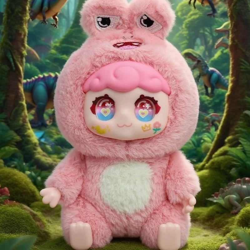 

Xivo Jurassic Land Series Plush Vinyl Blind Box Ugly-Cute Dinosaur Doll For Girls Surprise Birthday Gift Trendy Decoration Toy