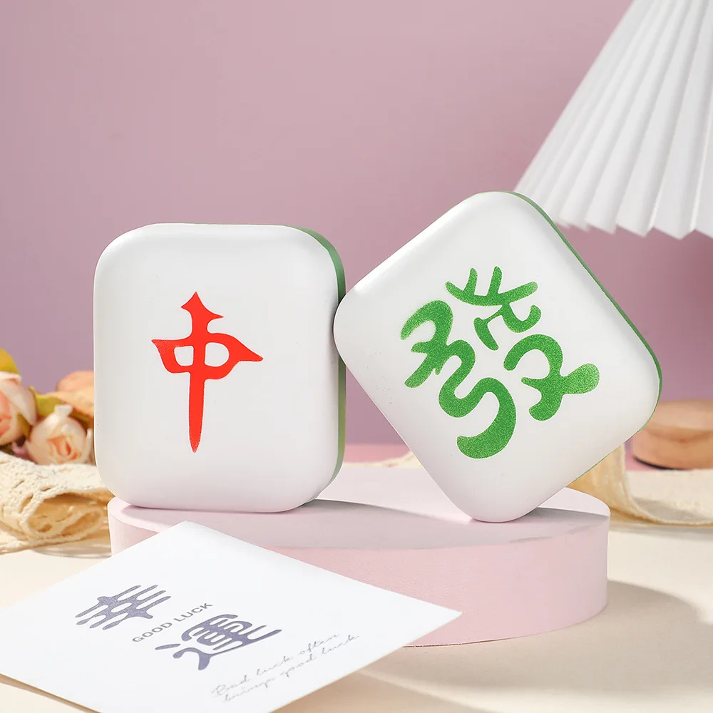 Mahjong Shape Slow Rising Squeeze Toy Novelty Antistress Ball PU Slow Rebound Toy Funny Mahjong Sensory Fidget Toy Birthday Gift